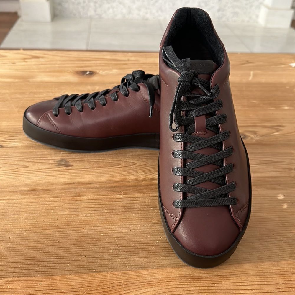 NEW Rag & Bone Men's RB1 Low Sneakers In Oxblood Size: 41 (US 8)